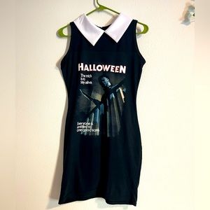 Vera’s Eye Candy Halloween Michael Myers Collar Dress - M